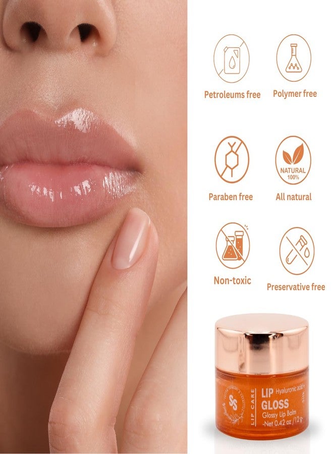 Simple Sophistication All natural lip gloss - for dry, chapped, sensitive lips | with grassfed tallow, Castor oil, CoQ10, Hyaluronic Acid and Silk - Ultra Moisturizing, Conditioning, Organic (0.4 fl oz/12 mL) (Cool Rose) - Image 4